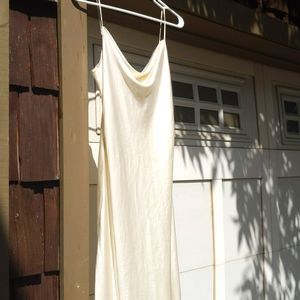 Victoria's Secret silk nightgown, Medium, creme colored